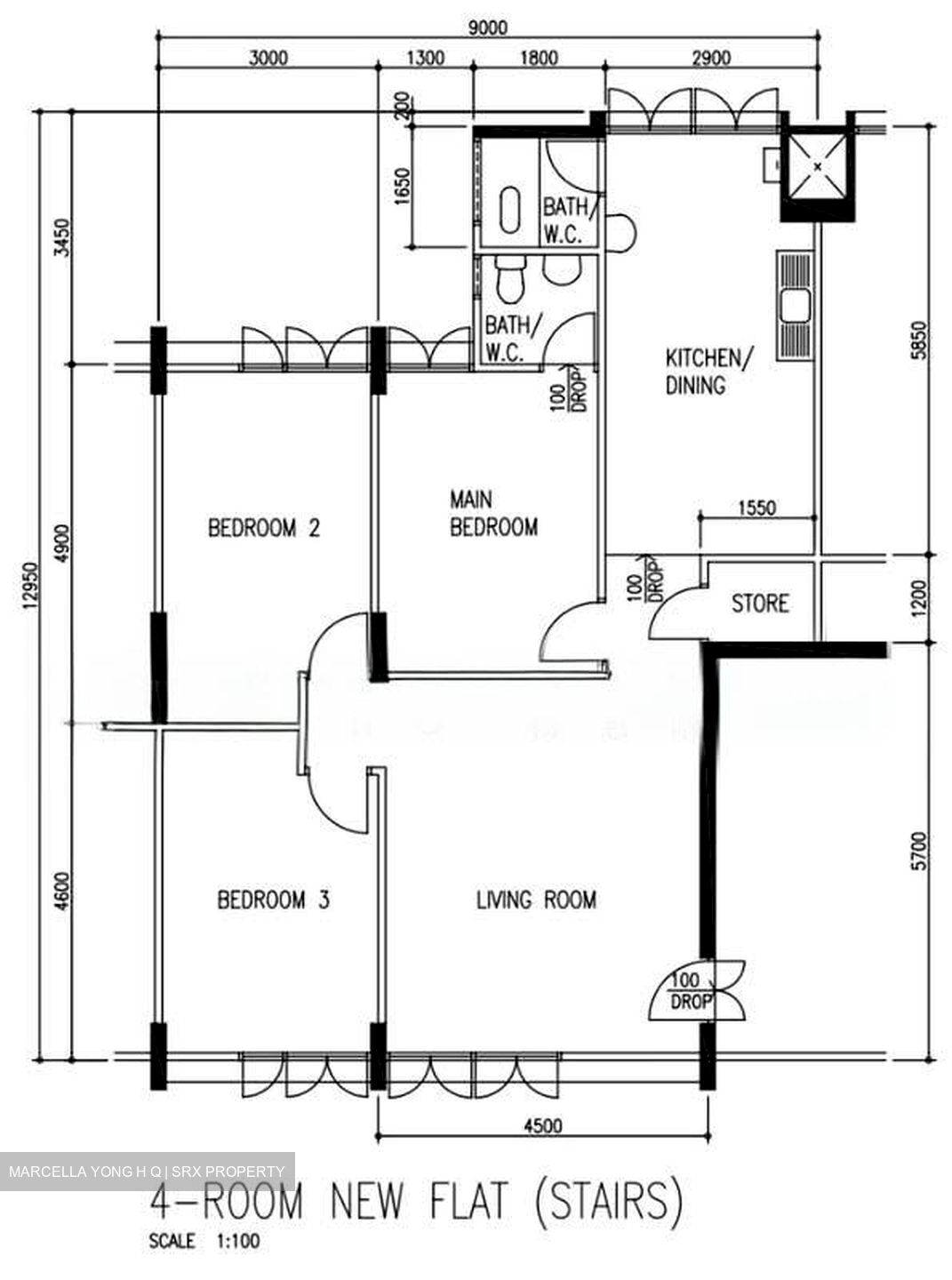 Blk 337 Hougang Avenue 7 (Hougang), HDB 4 Rooms #538976621